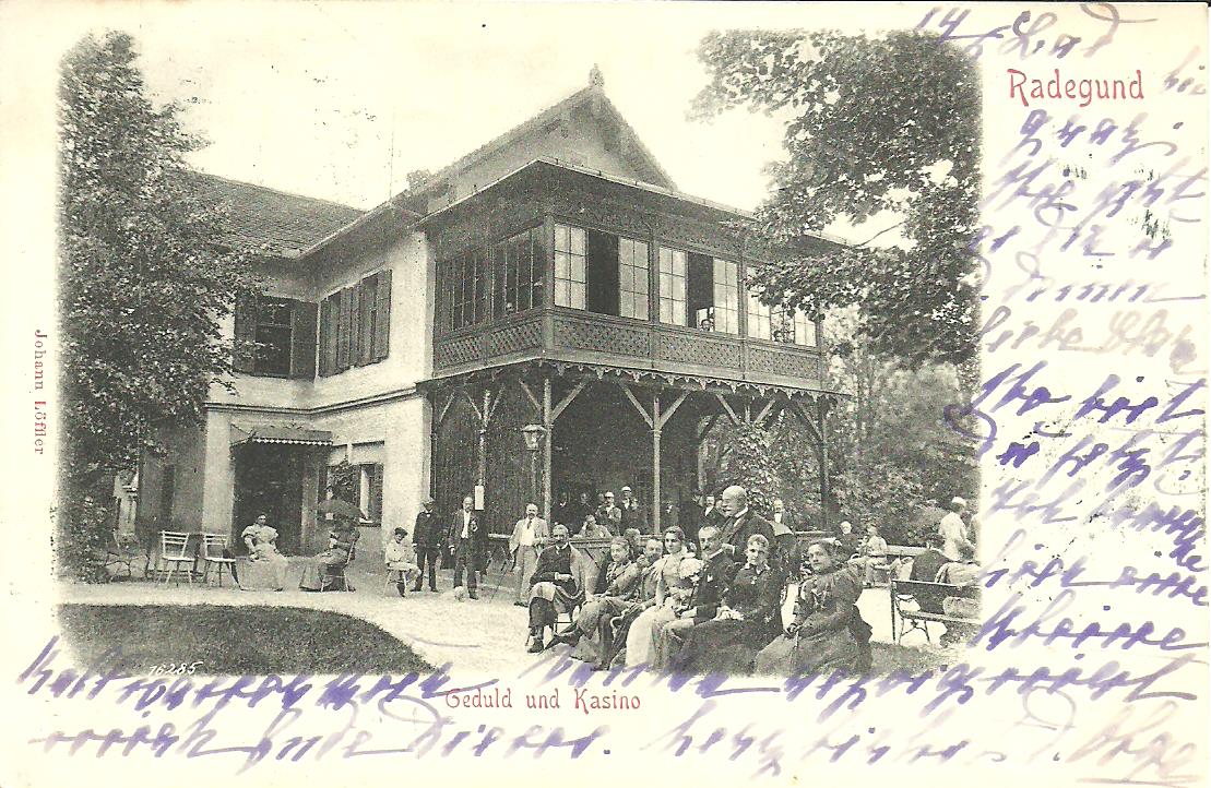 Ansichtskarte St. Radegund Kasino