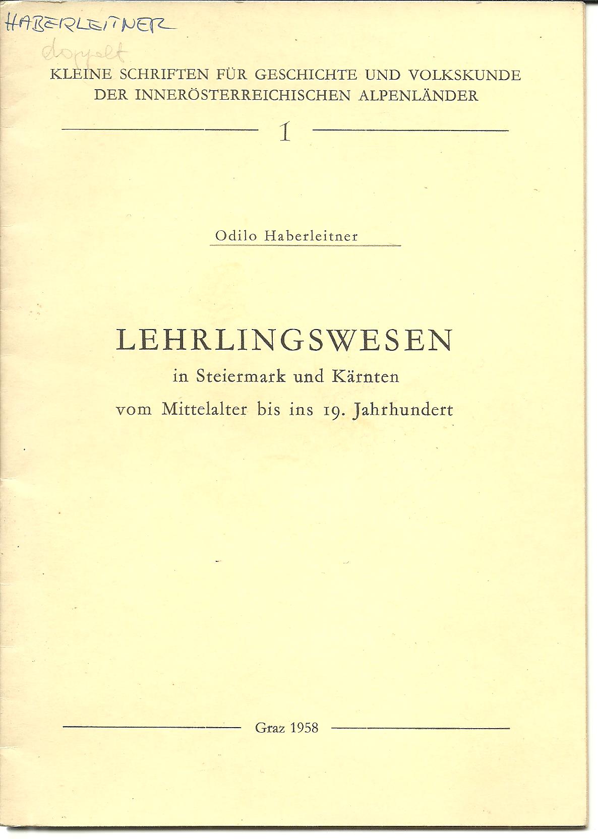 Lehrlingswesen in Steiermark und Kärnten